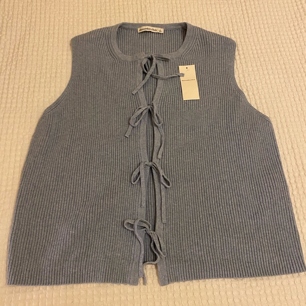 Abercrombie Blue Knit Vest